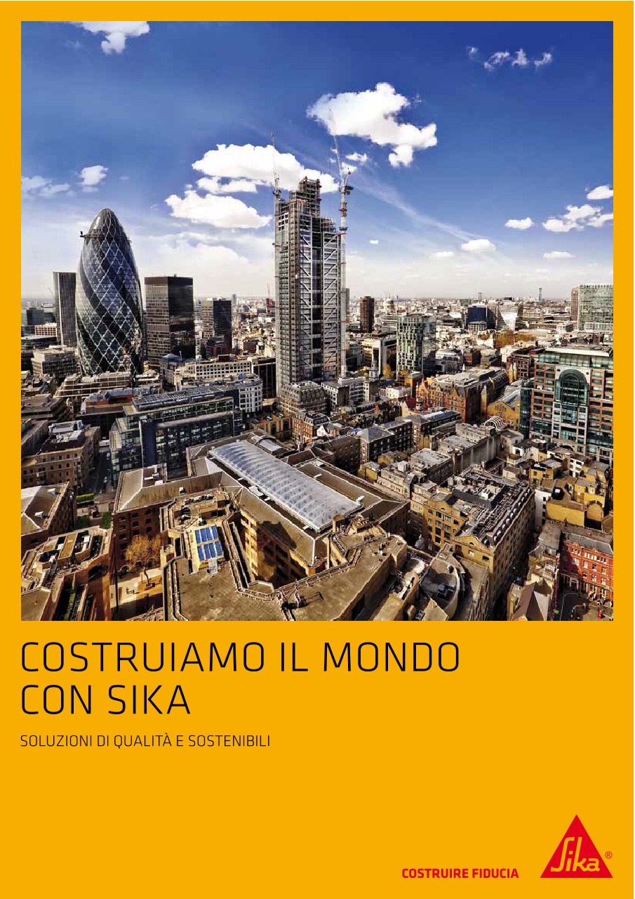 Brochure - Costruiamo il mondo con Sika