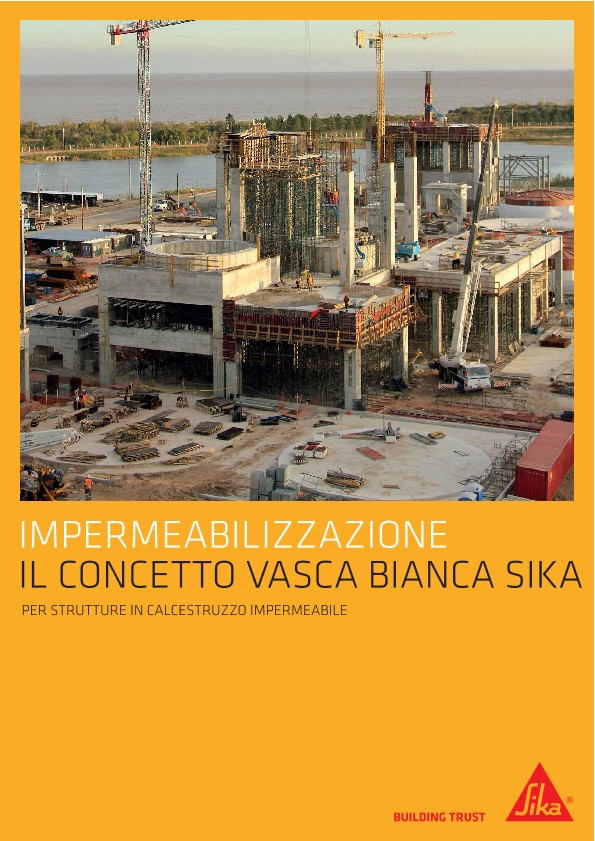 Brochure - Impermeabilizzazioni, Vasca Bianca