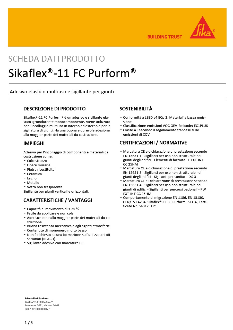 Sikaflex®-11 FC Purform®
