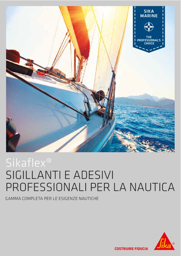 Depliant - Sikaflex : Adesivi e Sigillanti per la Nautica